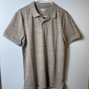 Old Navy Gray Uniform Pique Polo Shirt NWT